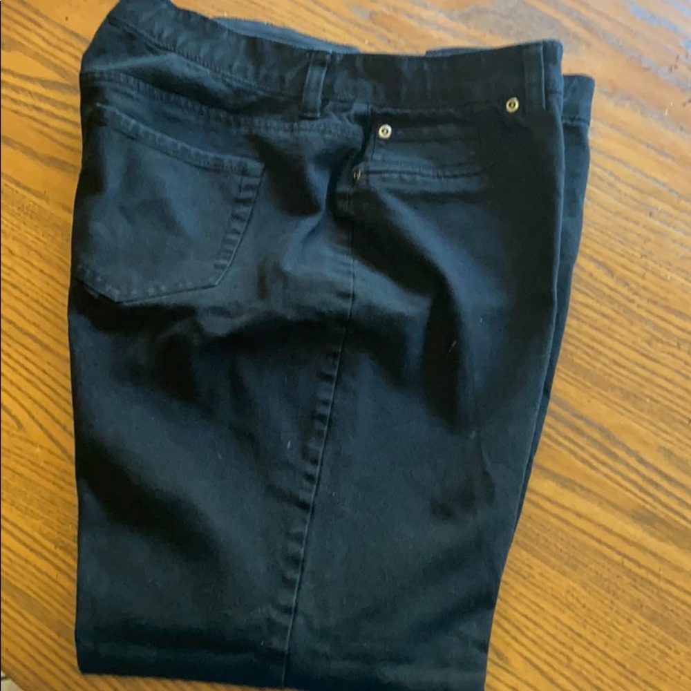 Black jeans size 2 short Chico’s